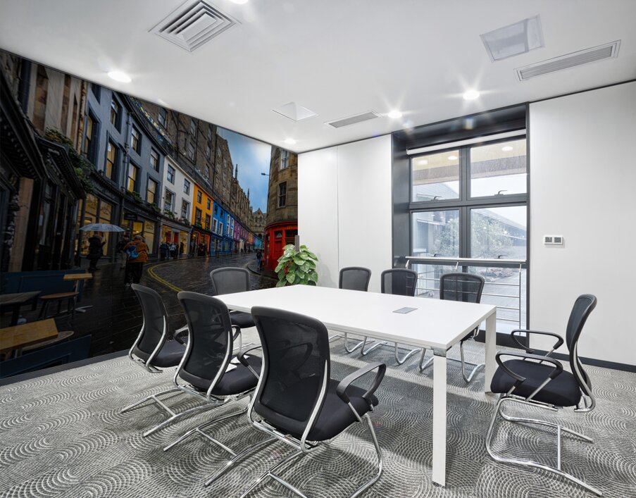 Victoria Street in Edinburgh Scotland UK Wall Printing