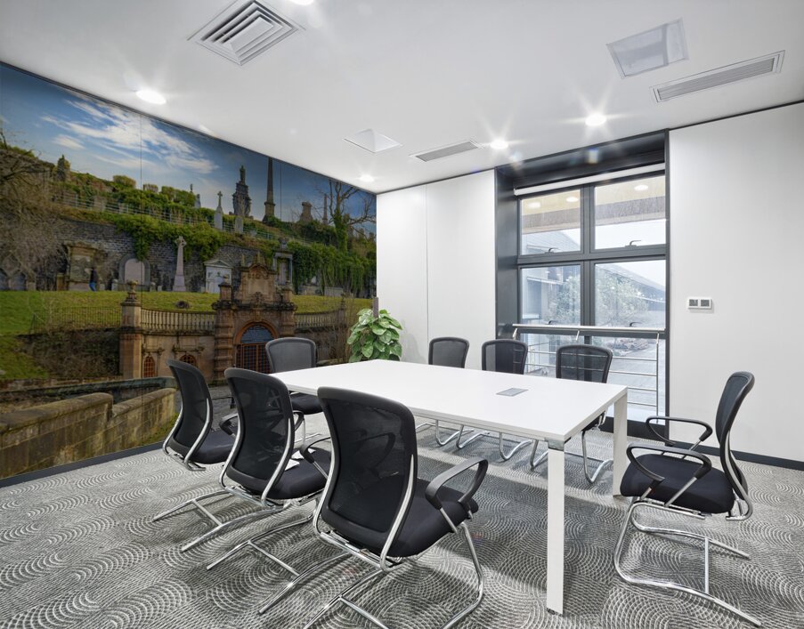 Glasgow Necropolis Victorian garden cemetery Scotland UK Wall Printing