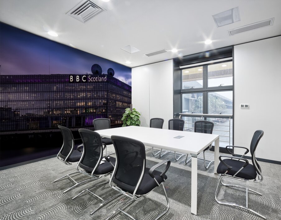 BBC Scotland headquarters at Pacific Quay in Glasgow Wall Printing