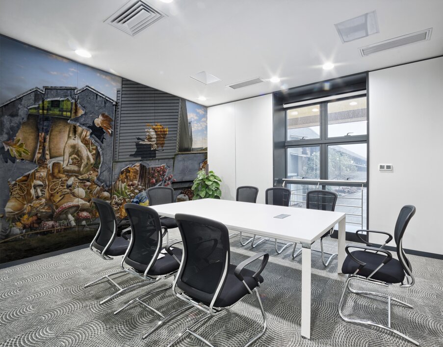 Fellow Glasgow Residents Mural Scotland UK Wall Printing