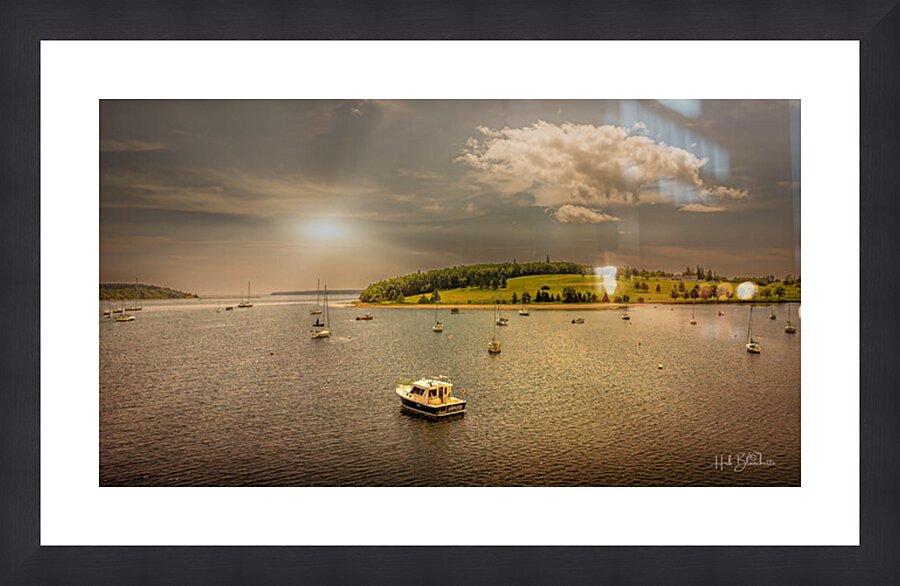 Lunenburg Nova Scotia Canada Picture Frame Printing