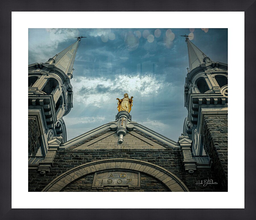 Our Lay of The Annunciation Parish LAncienne-Lorette Quebec Canada Picture Frame Printing