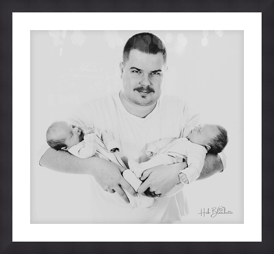 Father and Sons Picture Frame Printing