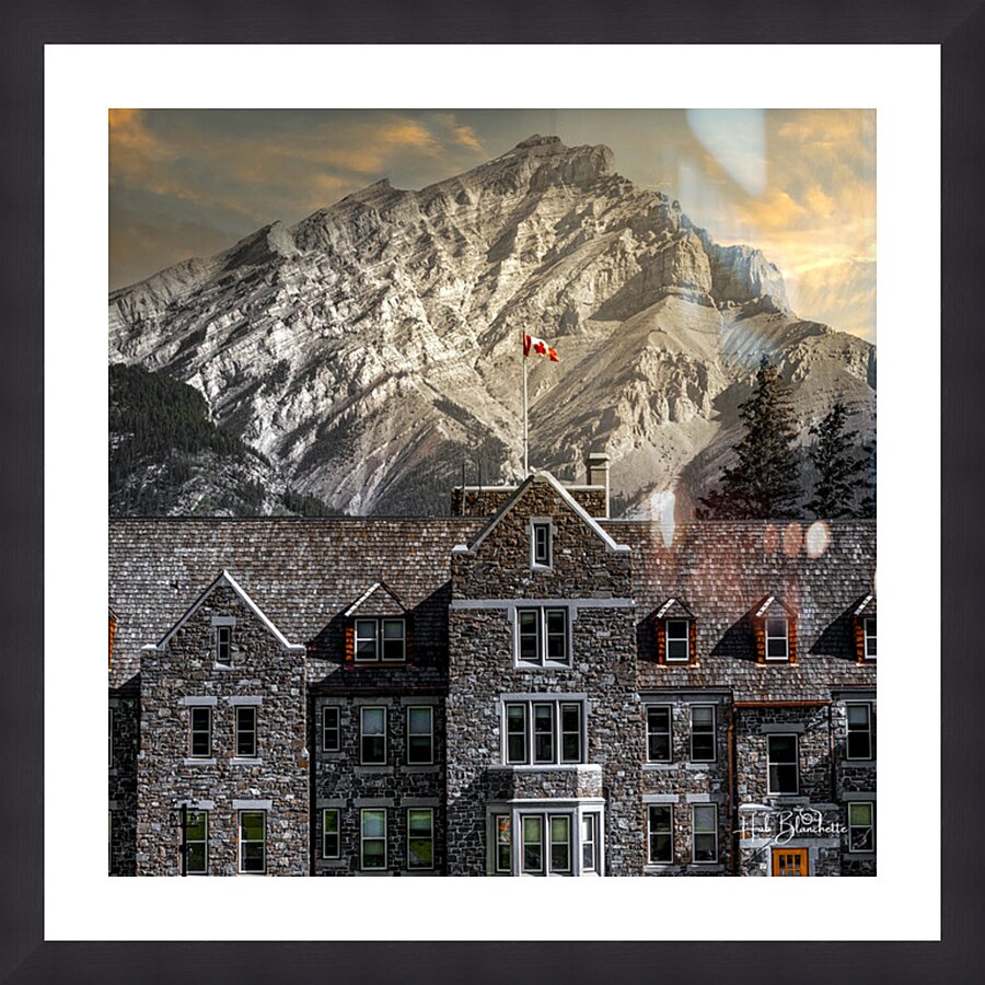 Parks Canada Headquarters in Banff Alberta Canada Picture Frame Printing