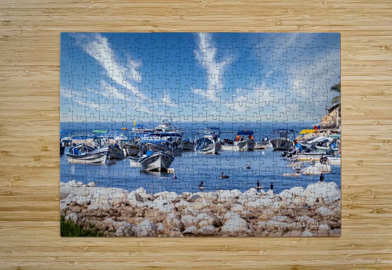 Colomitos Beach Puerto Vallarta Mexico Hub Blanchette Puzzle printing
