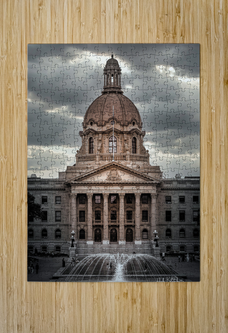 Legislature Edmonton Alberta  Hub Blanchette Puzzle printing