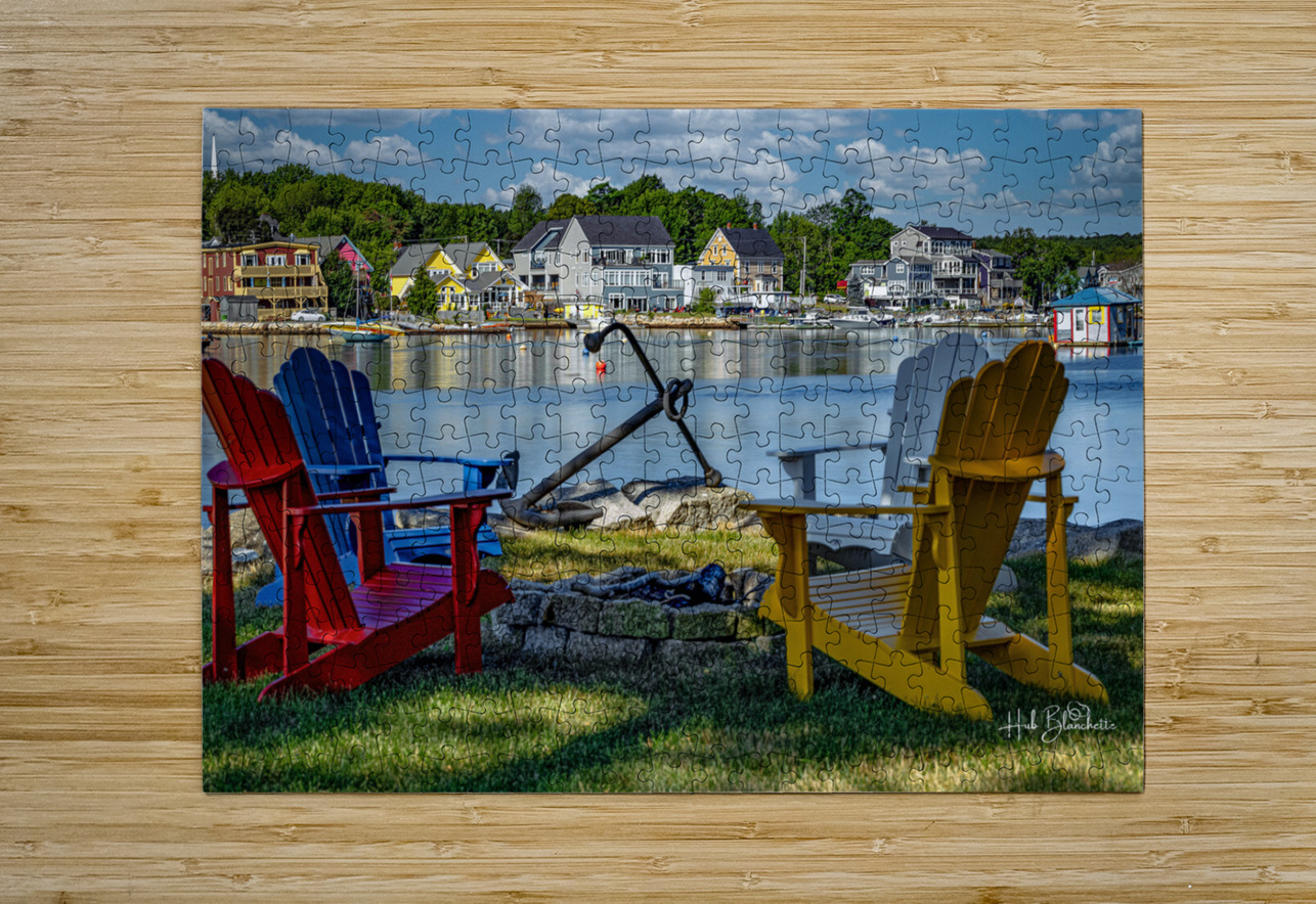 Mahone Bay Nova Scotia Canada Hub Blanchette Puzzle printing