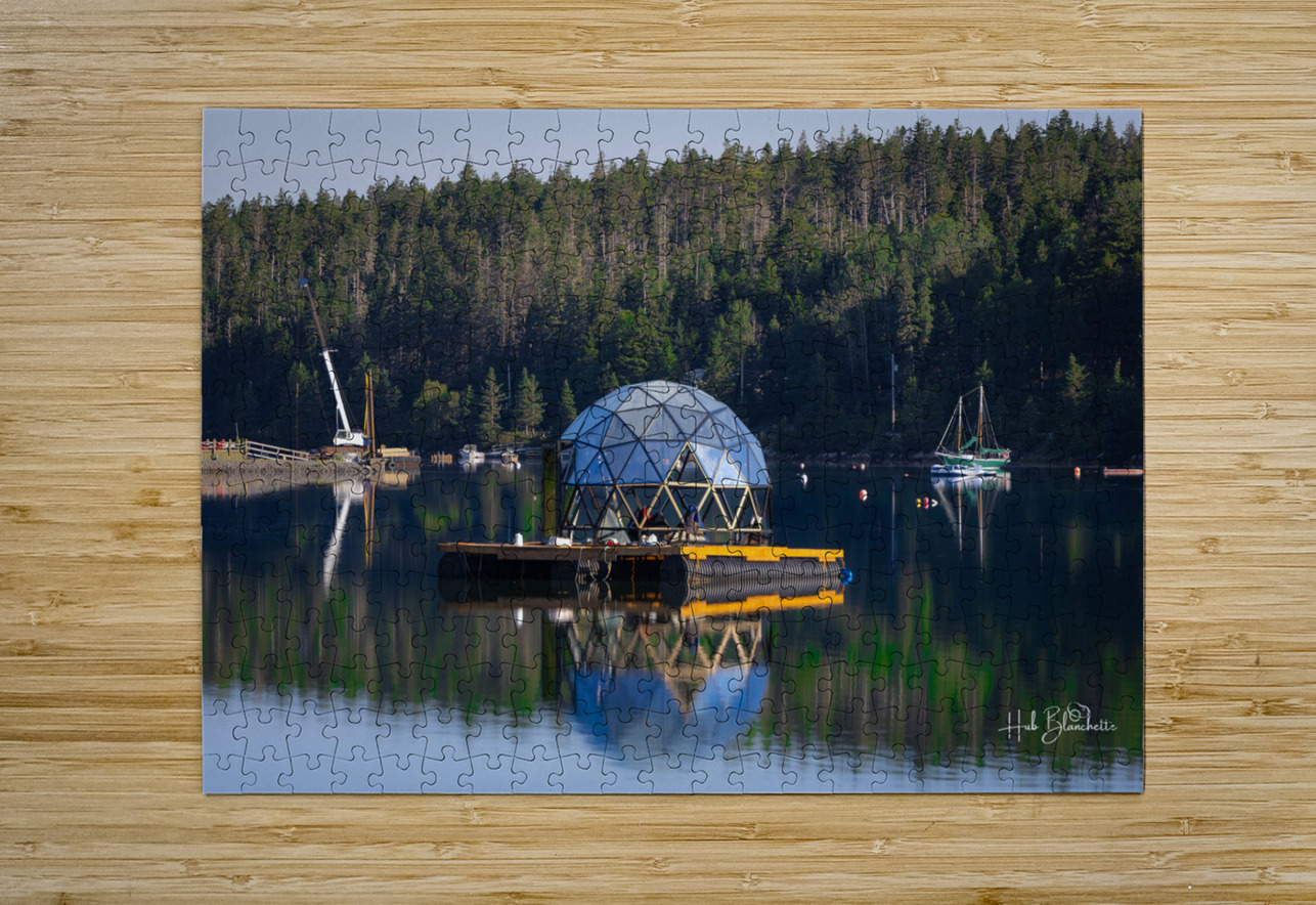 Glamping Dome Tantallon Nova Scotia Canada Hub Blanchette Puzzle printing