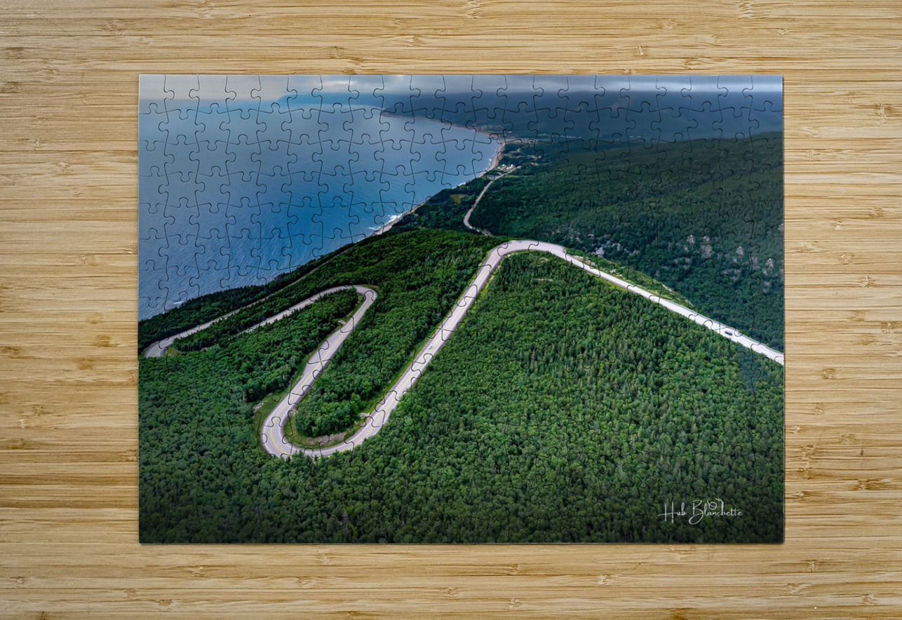 Cabot Trail Cape Breton Nova Scotia Canada Hub Blanchette Puzzle printing