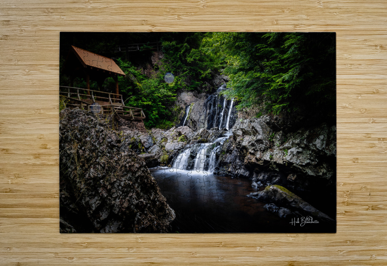 Victoria Park Waterfall Truro Nova Scotia Canada Hub Blanchette Puzzle printing