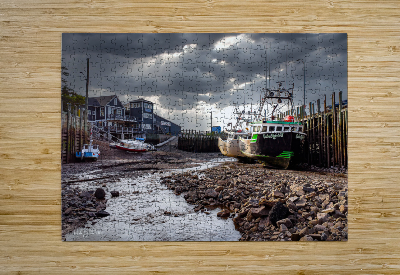 Halls Harbour Nova Scotia Canada Hub Blanchette Puzzle printing