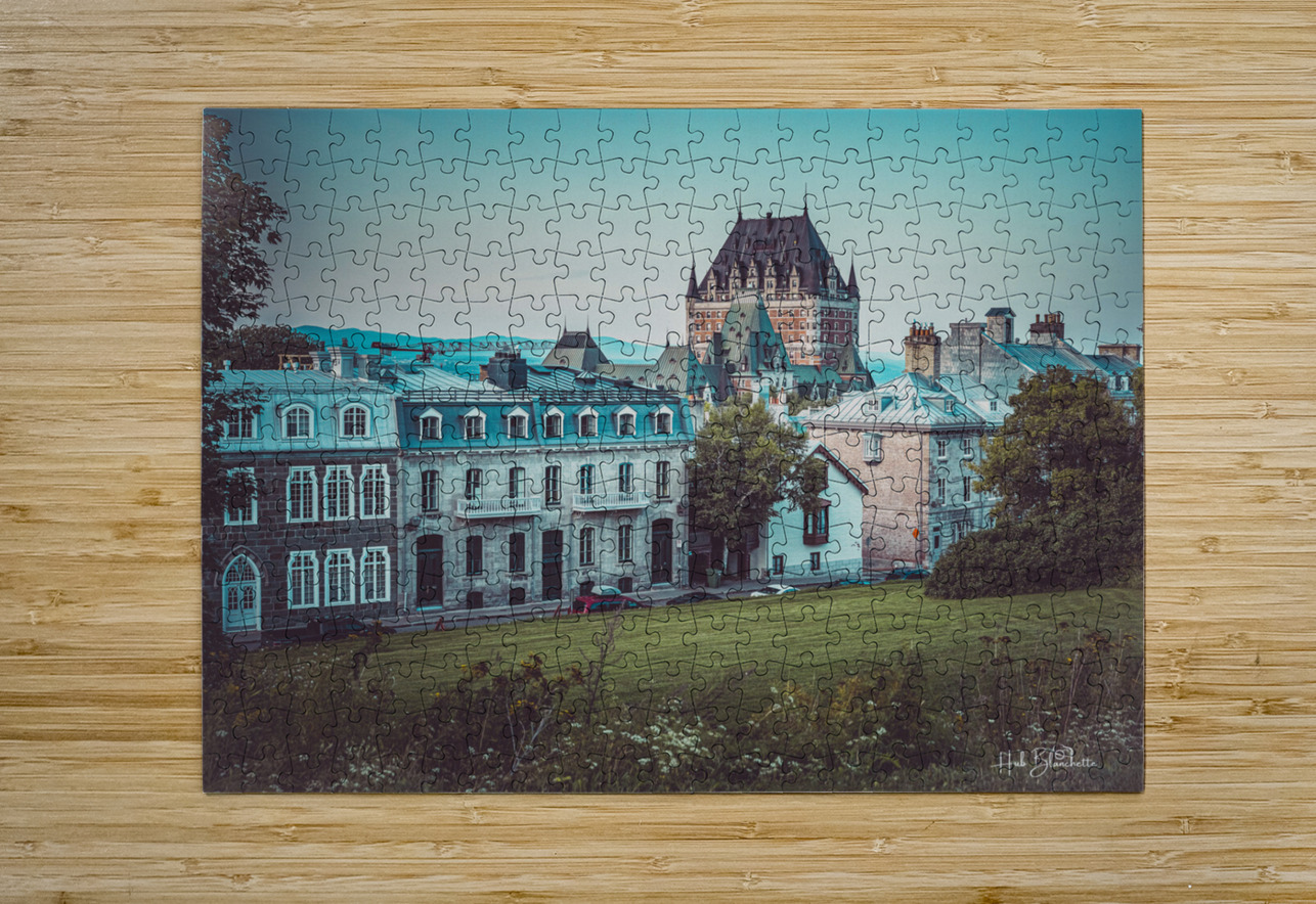 Hotel Frontenac Old Quebec Canada Hub Blanchette Puzzle printing