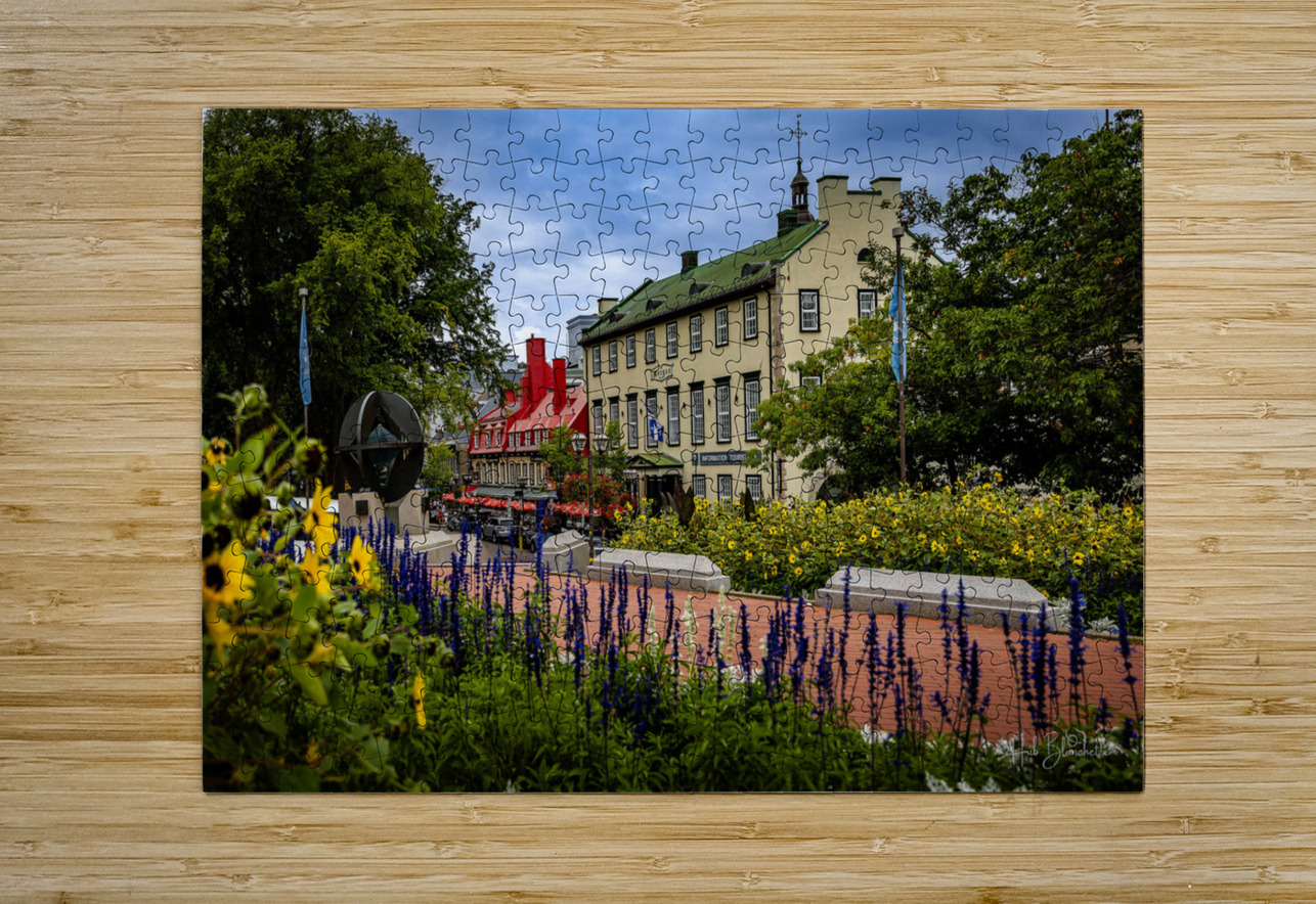 Old Quebec Canada Hub Blanchette Puzzle printing