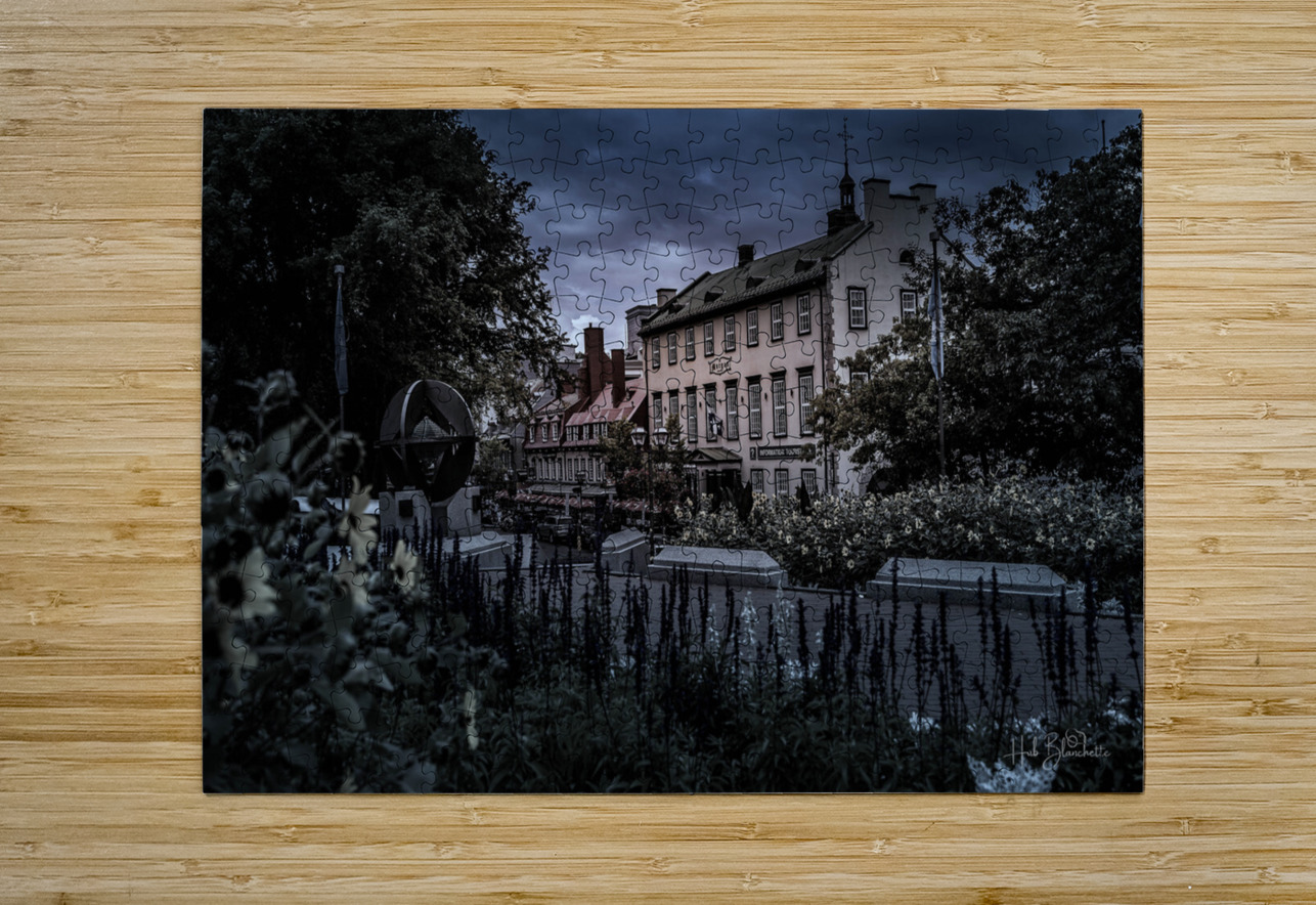 1640 Bistro Old Quebec Canada Hub Blanchette Puzzle printing