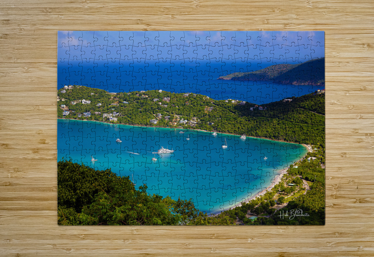 Magens Bay Beach United States Virgin Islands  Hub Blanchette Puzzle printing