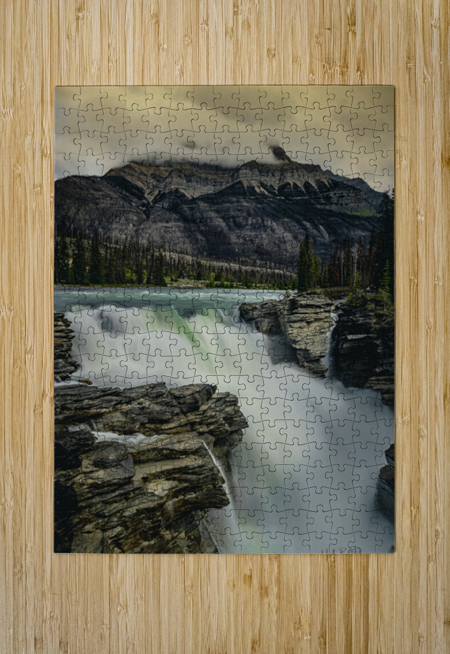 Athabasca Falls Jasper National Park Canada Hub Blanchette Puzzle printing