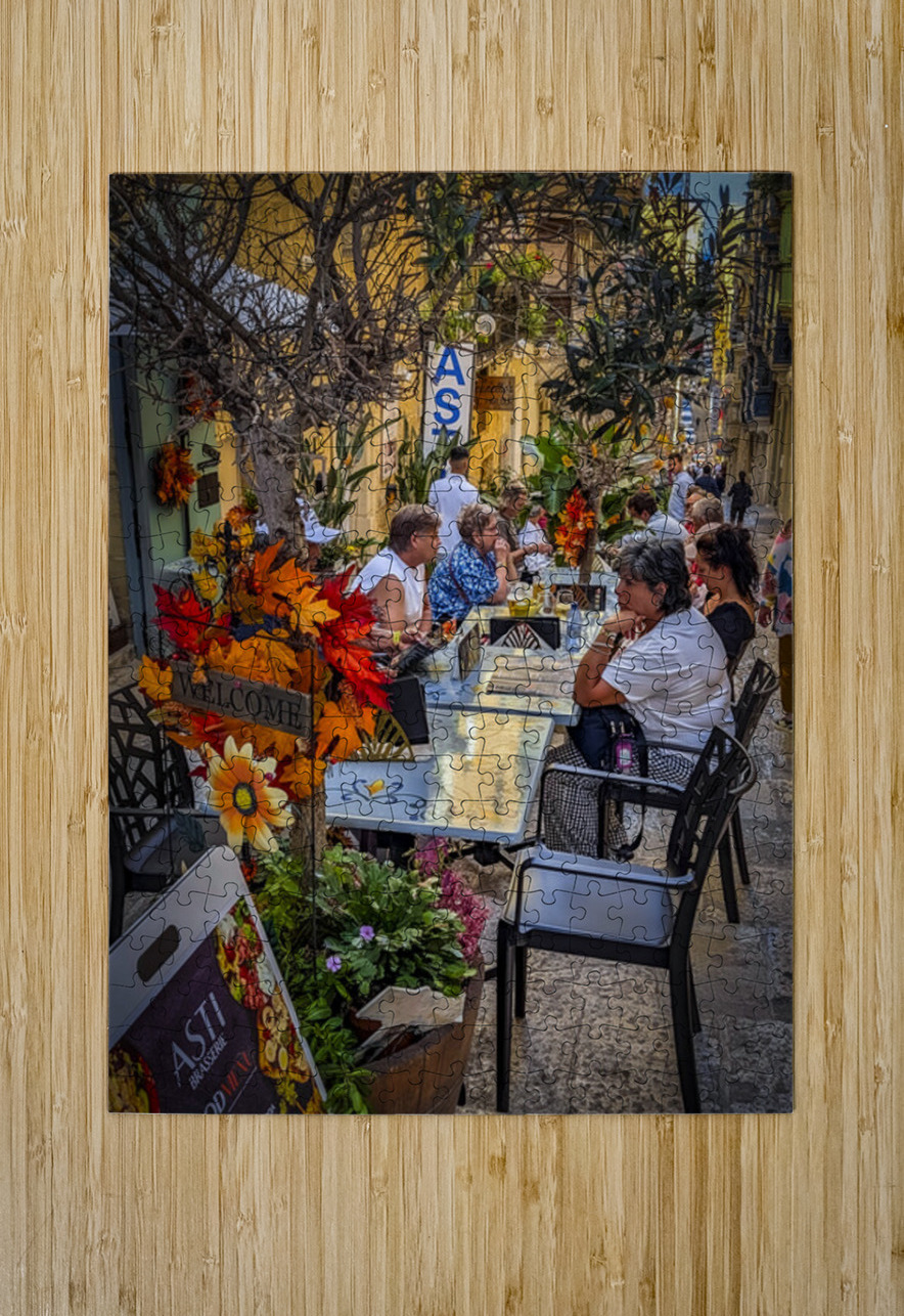 Patio Barcelona Spain Hub Blanchette Puzzle printing