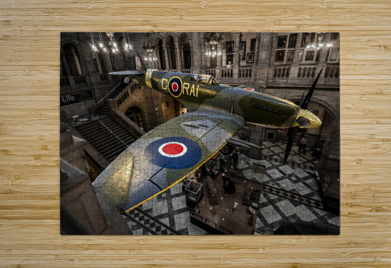 Spitfire LA198 Kelvingrove Art Gallery and Museum Glasgow Scotland Hub Blanchette Puzzle printing