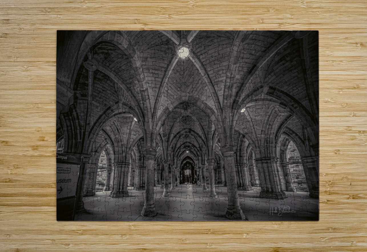  Cloisters at the University of Glasgow Scotland UK Hub Blanchette Puzzle printing