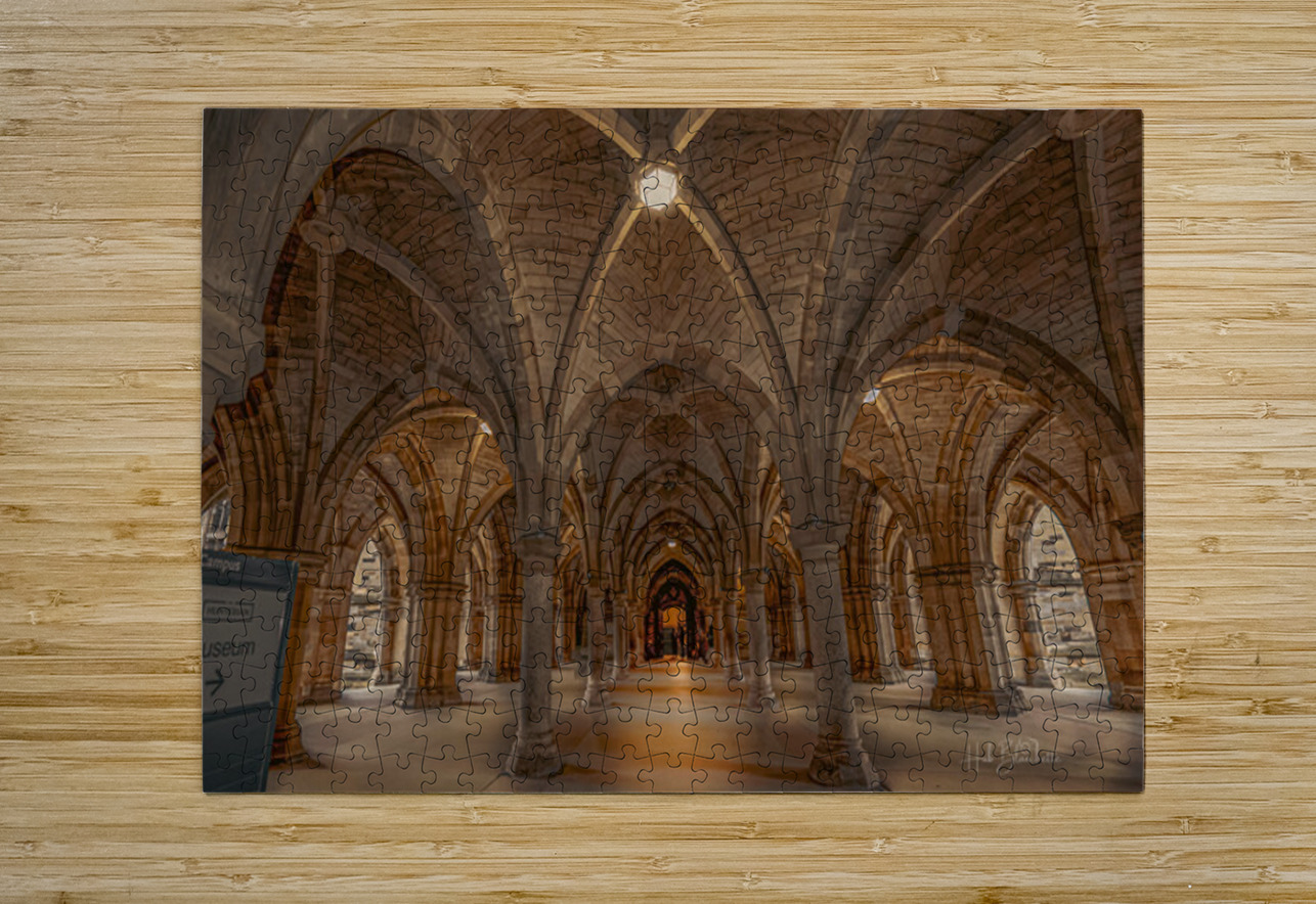 Cloisters Undercroft at the University of Glasgow Scotland UK Hub Blanchette Puzzle printing