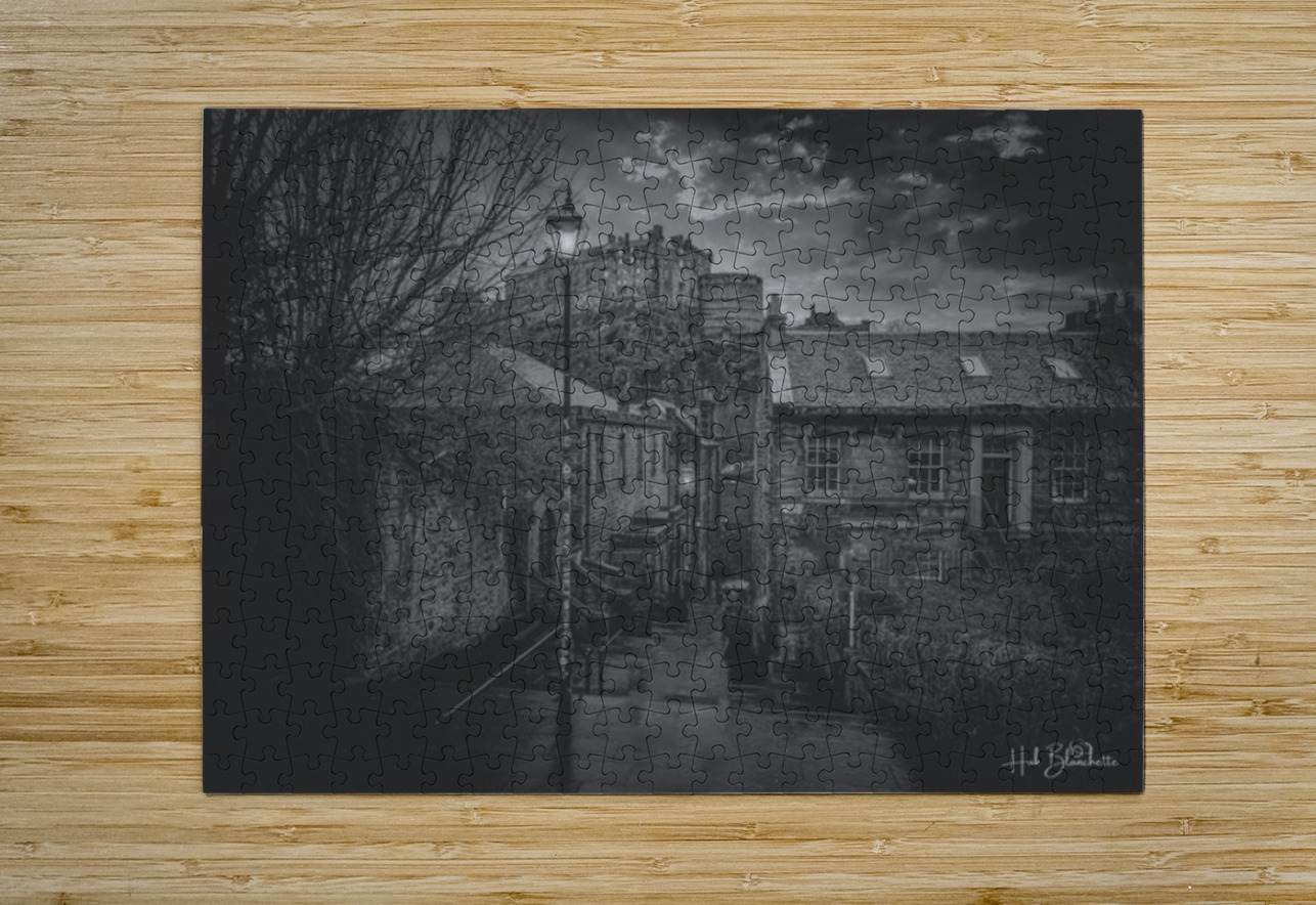 EDINBURGH CASTLE VENNEL STEPS EDINBURGH SCOTLAND UK Hub Blanchette Puzzle printing
