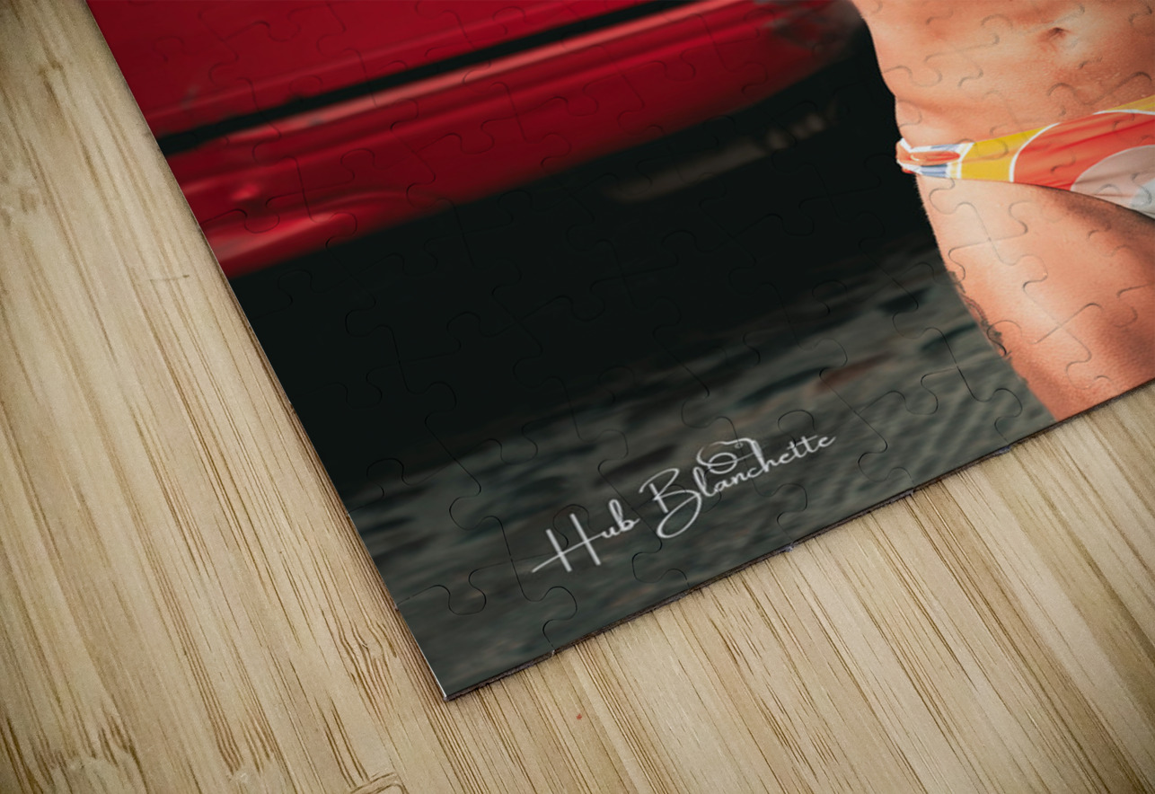 Surfer Girl Sayulita Mexico Hub Blanchette Puzzle