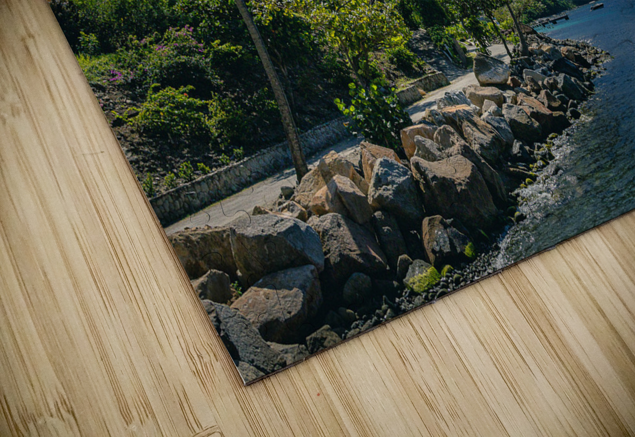 Petit Piton from Sugar Beach Saint Lucia Hub Blanchette Puzzle