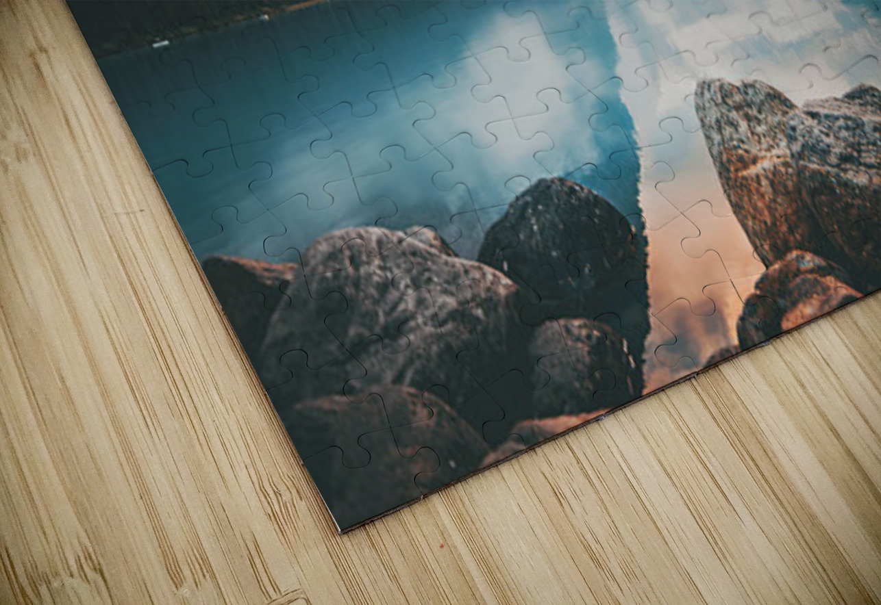 Sunrise At The Lake Louise Alberta Canada Fairmont Hotel Hub Blanchette Puzzle