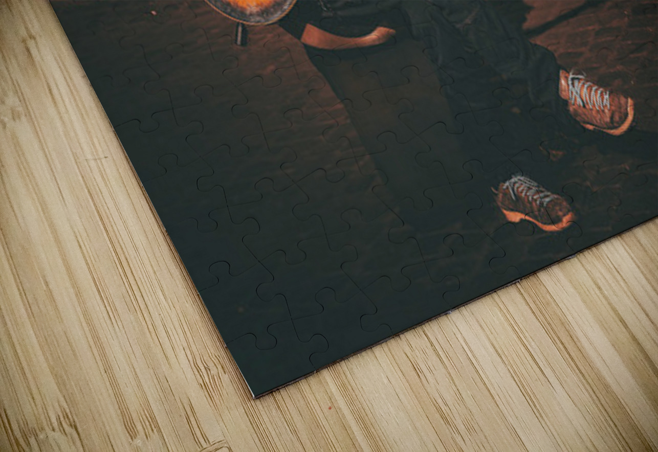 Street Performer Rome Italy Hub Blanchette Puzzle