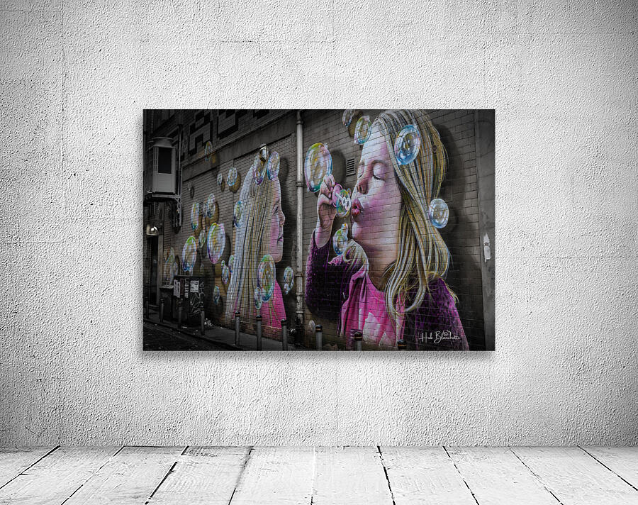 Bubbles Mural Glasgow Scotland UK Wall Preview