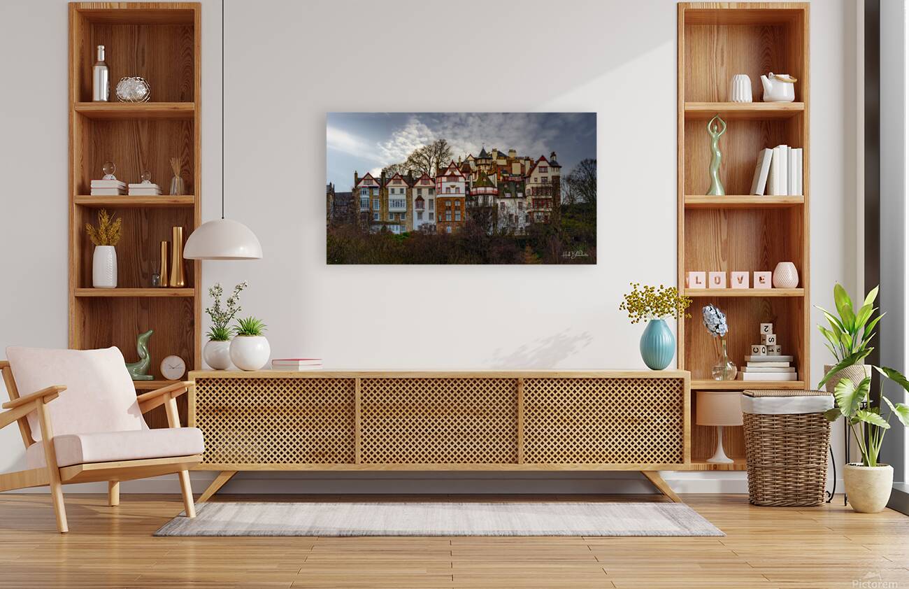 Ramsay Garden In Edinburgh Scotland UK Reproduction