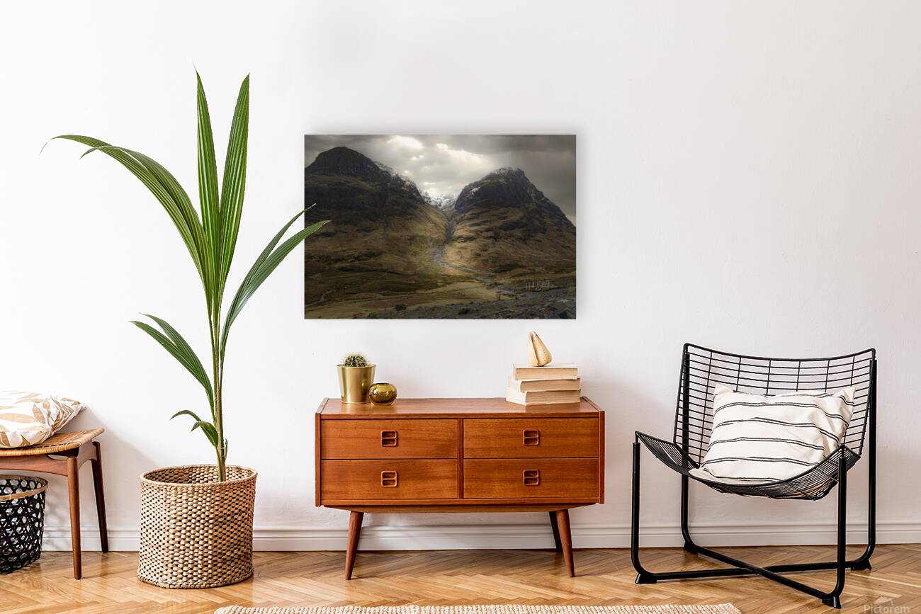 The Three Sisters In Glen Coe Argyll Highlands Scotland UK Reproduction